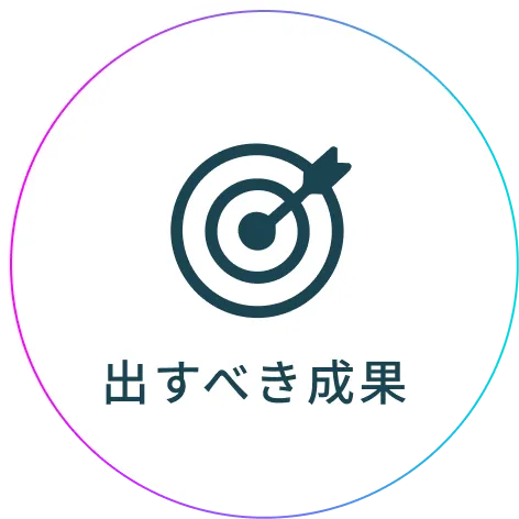 出すべき成果